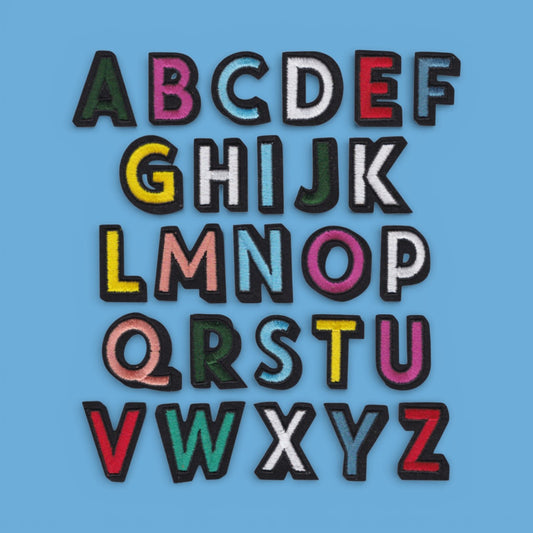 $3.50 Iron On Patch 3D Letters