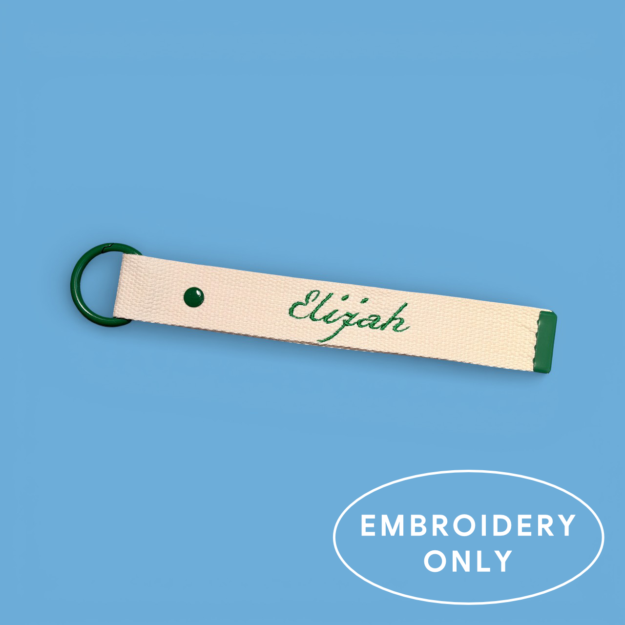 M Strap Charm Personalised Embroidery (M)