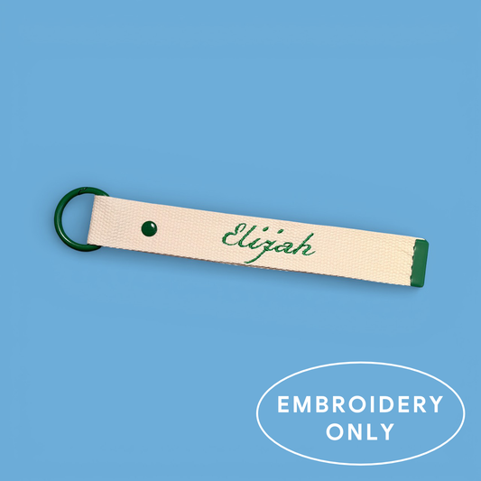 M Strap Charm Personalised Embroidery (M)